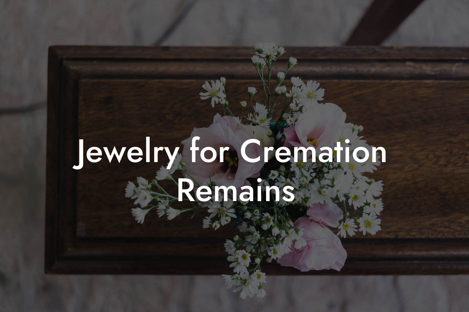 Jewelry for Cremation Remains