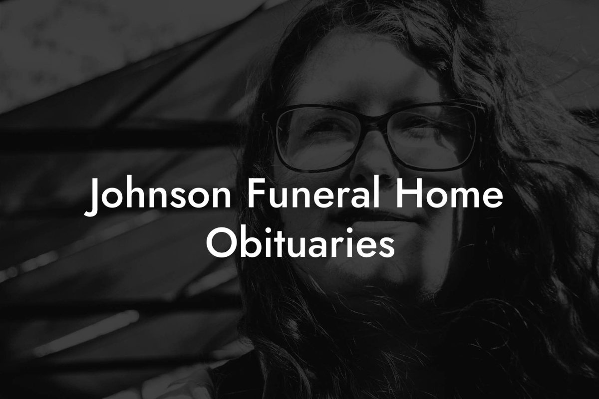 Johnson Funeral Home Obituaries