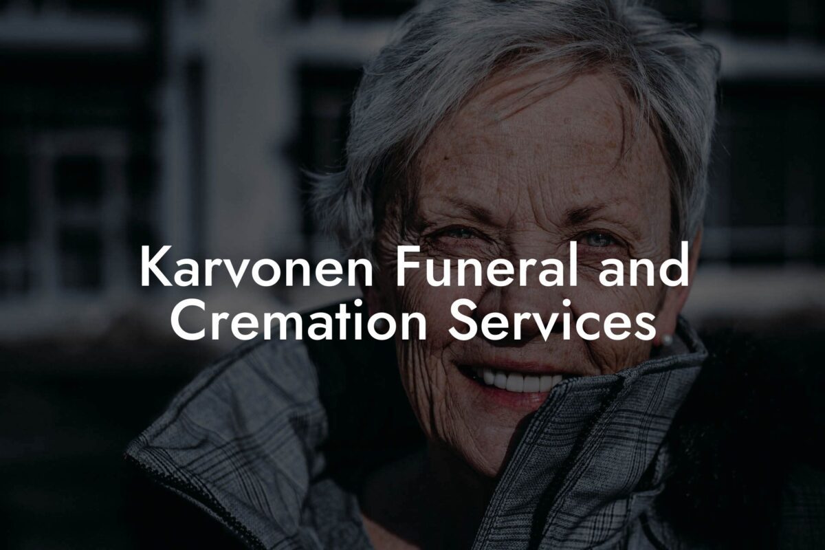 Karvonen Funeral and Cremation Services