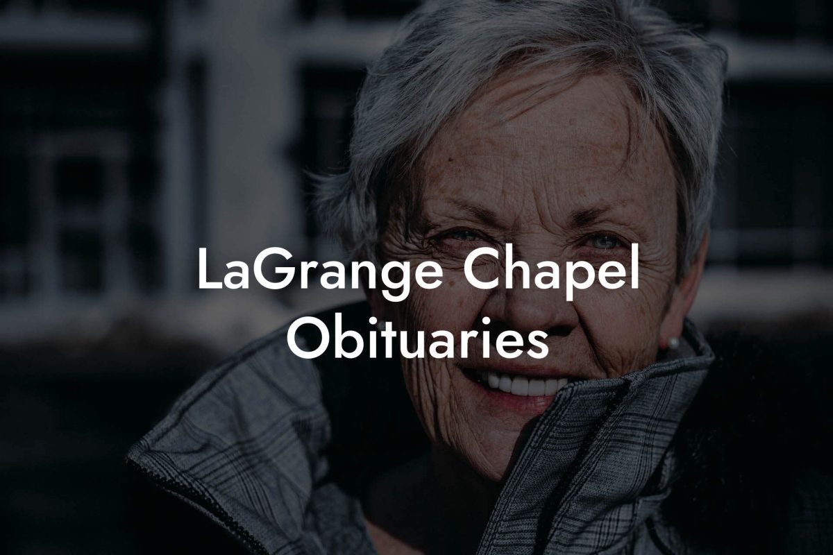 LaGrange Chapel Obituaries