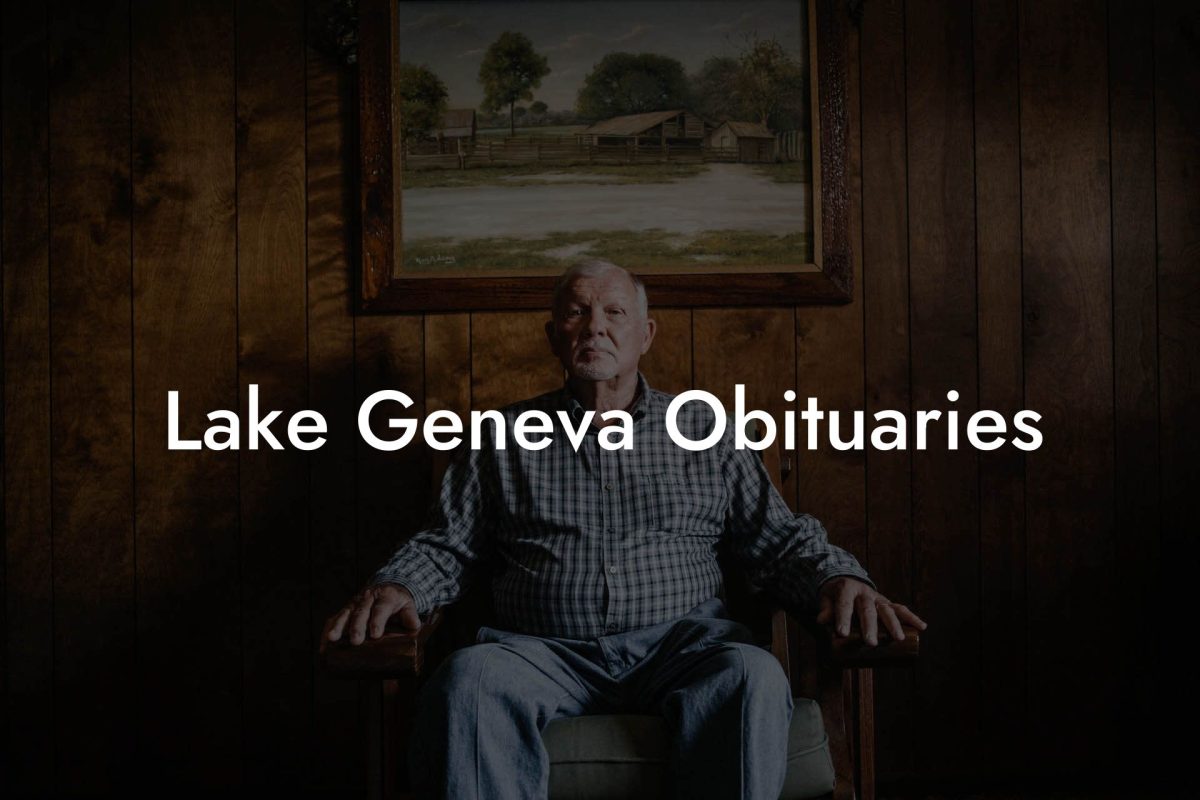 Lake Geneva Obituaries