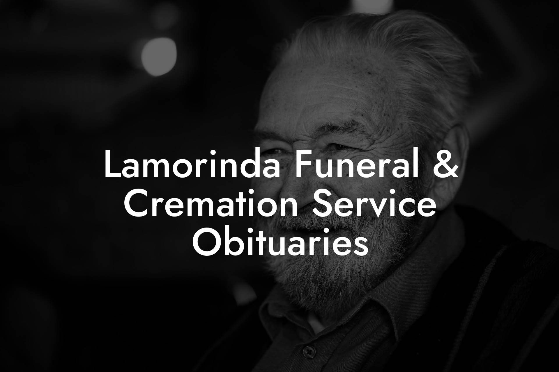 Lamorinda Funeral & Cremation Service Obituaries