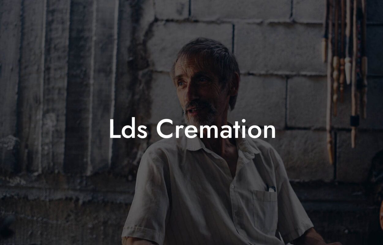 Lds Cremation