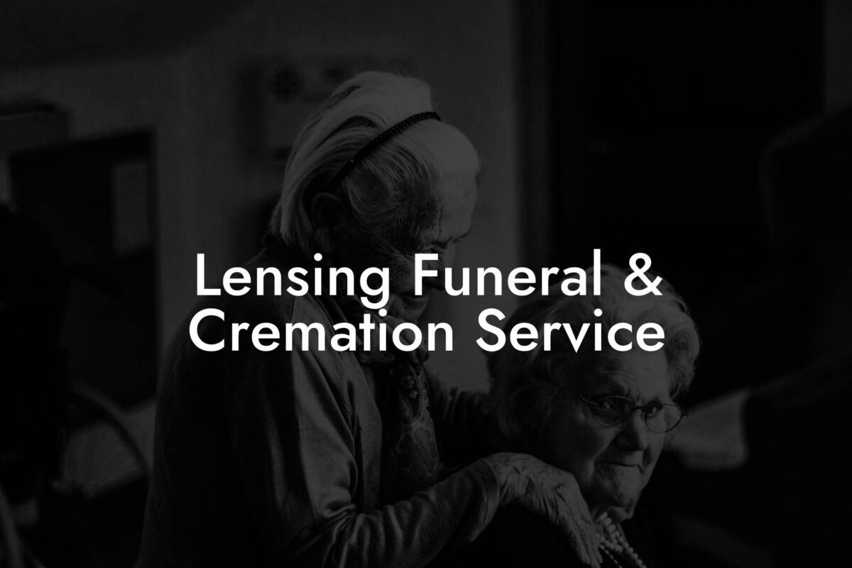 Lensing Funeral & Cremation Service