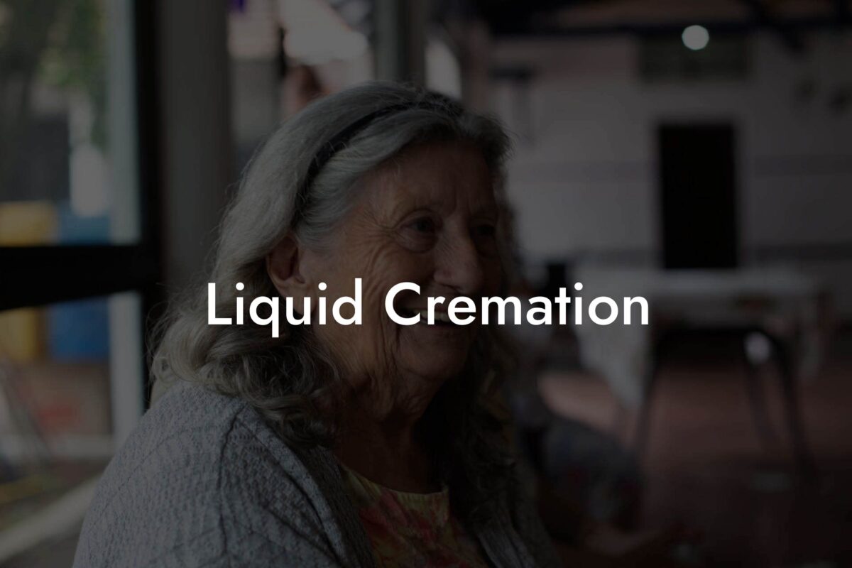 Liquid Cremation