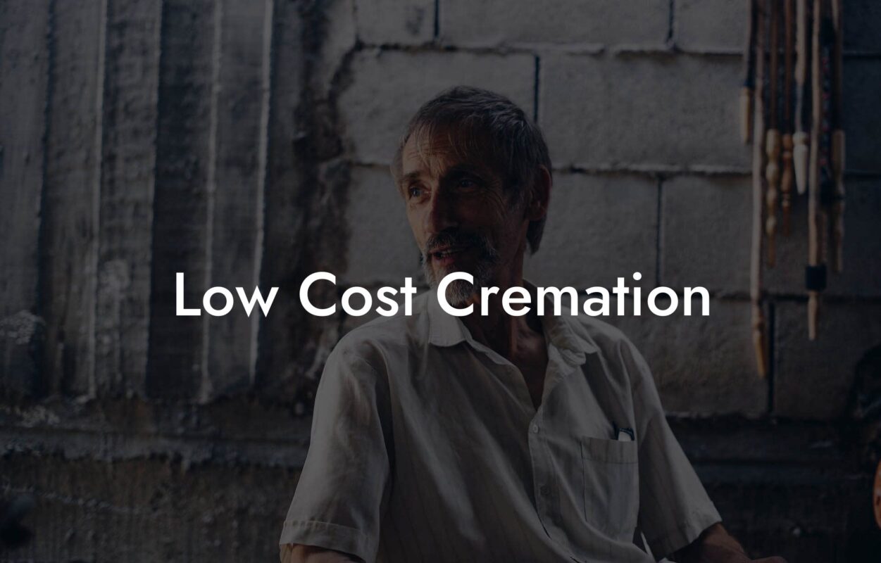 Low Cost Cremation