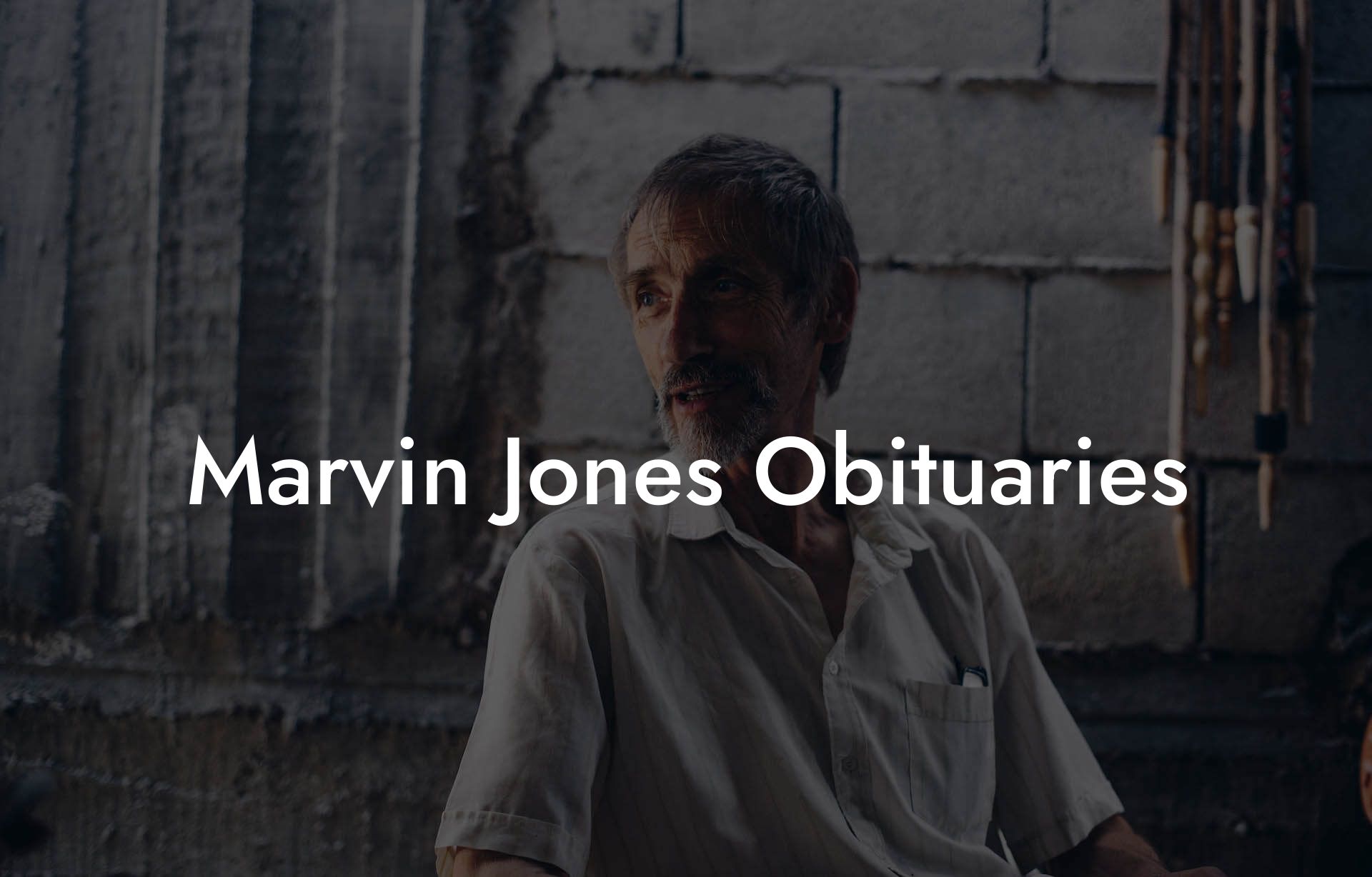 Marvin Jones Obituaries