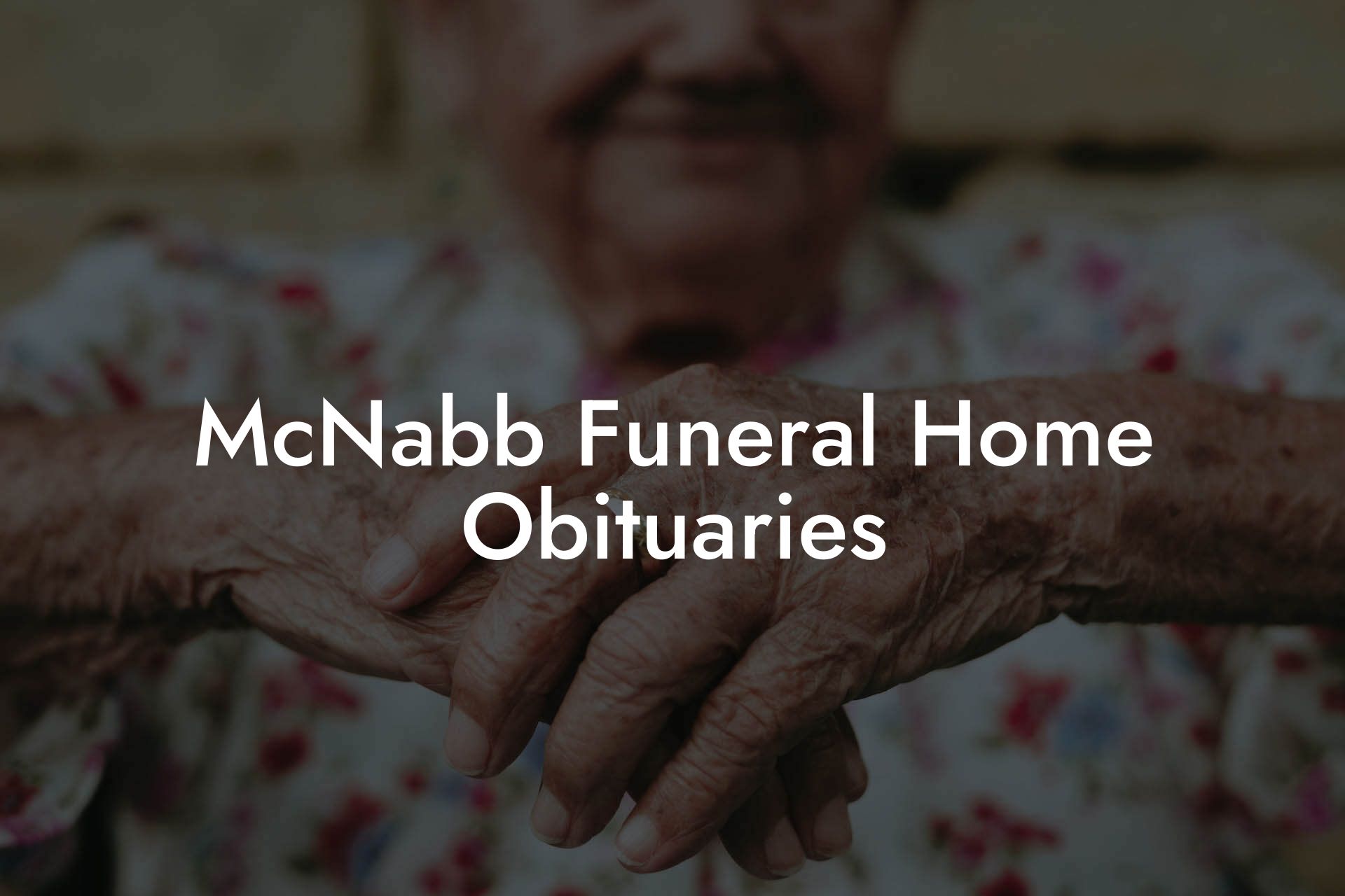 McNabb Funeral Home Obituaries