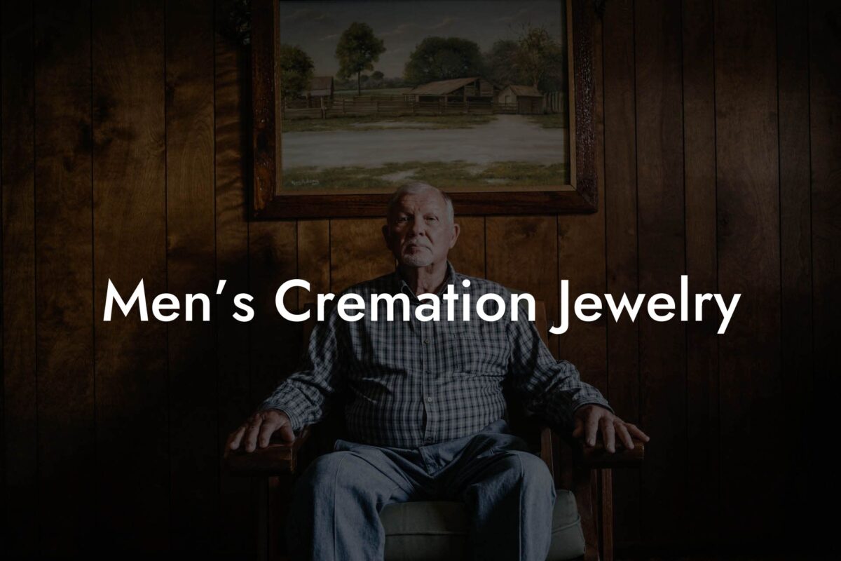 Men’s Cremation Jewelry
