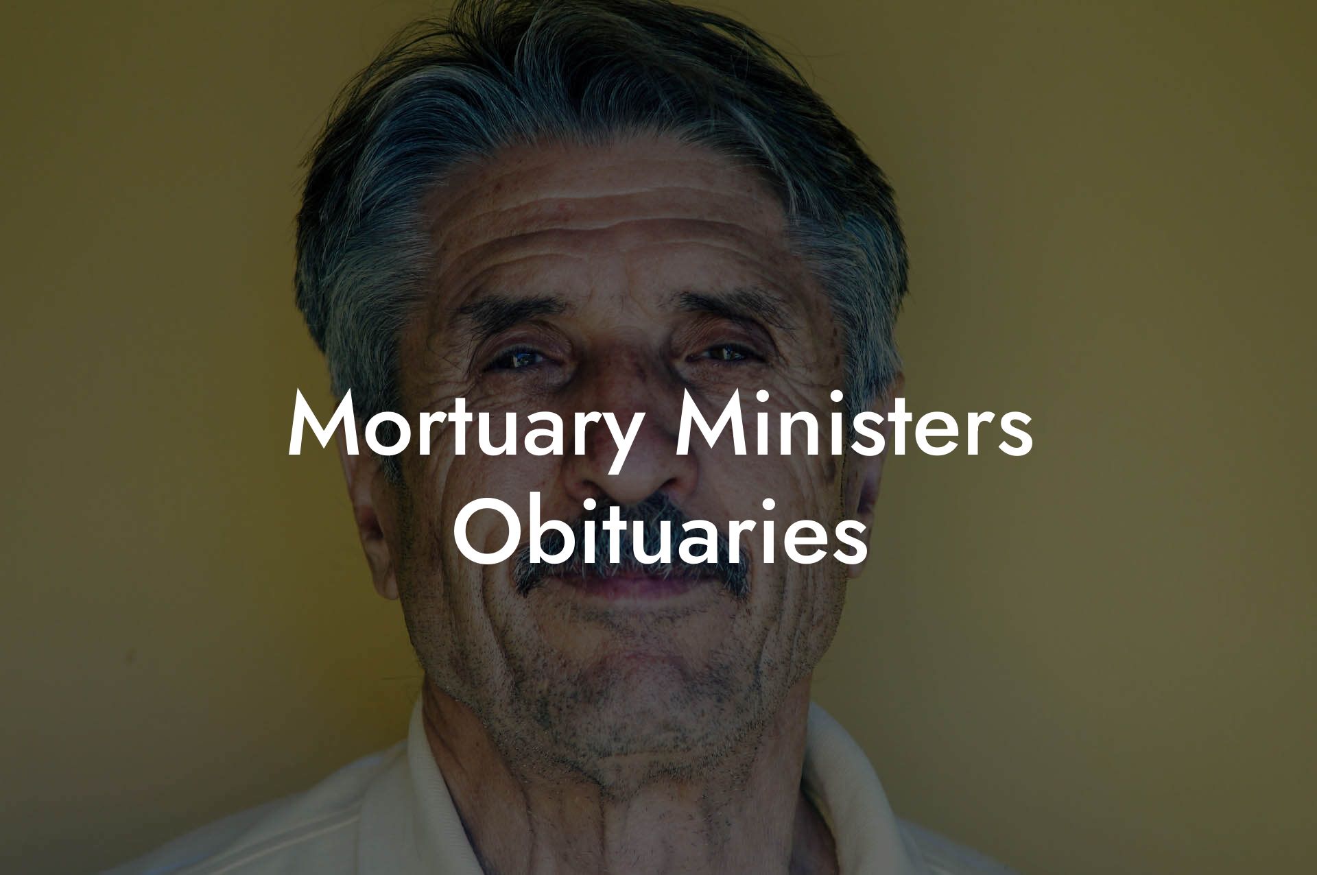 Mortuary Ministers Obituaries
