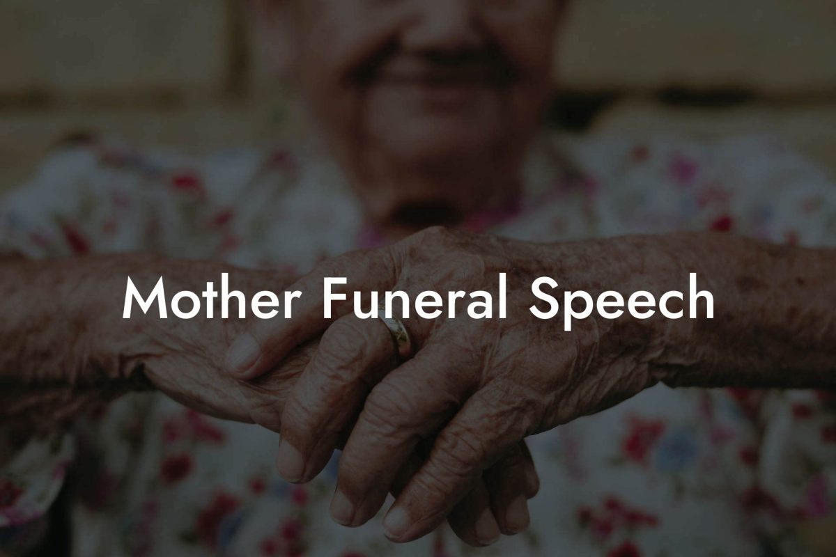 Mother Funeral Speech