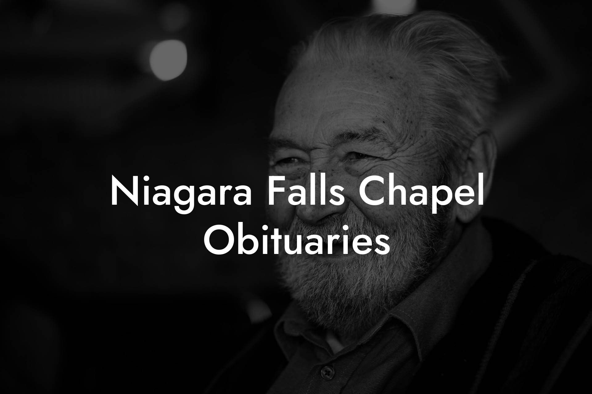 Niagara Falls Chapel Obituaries