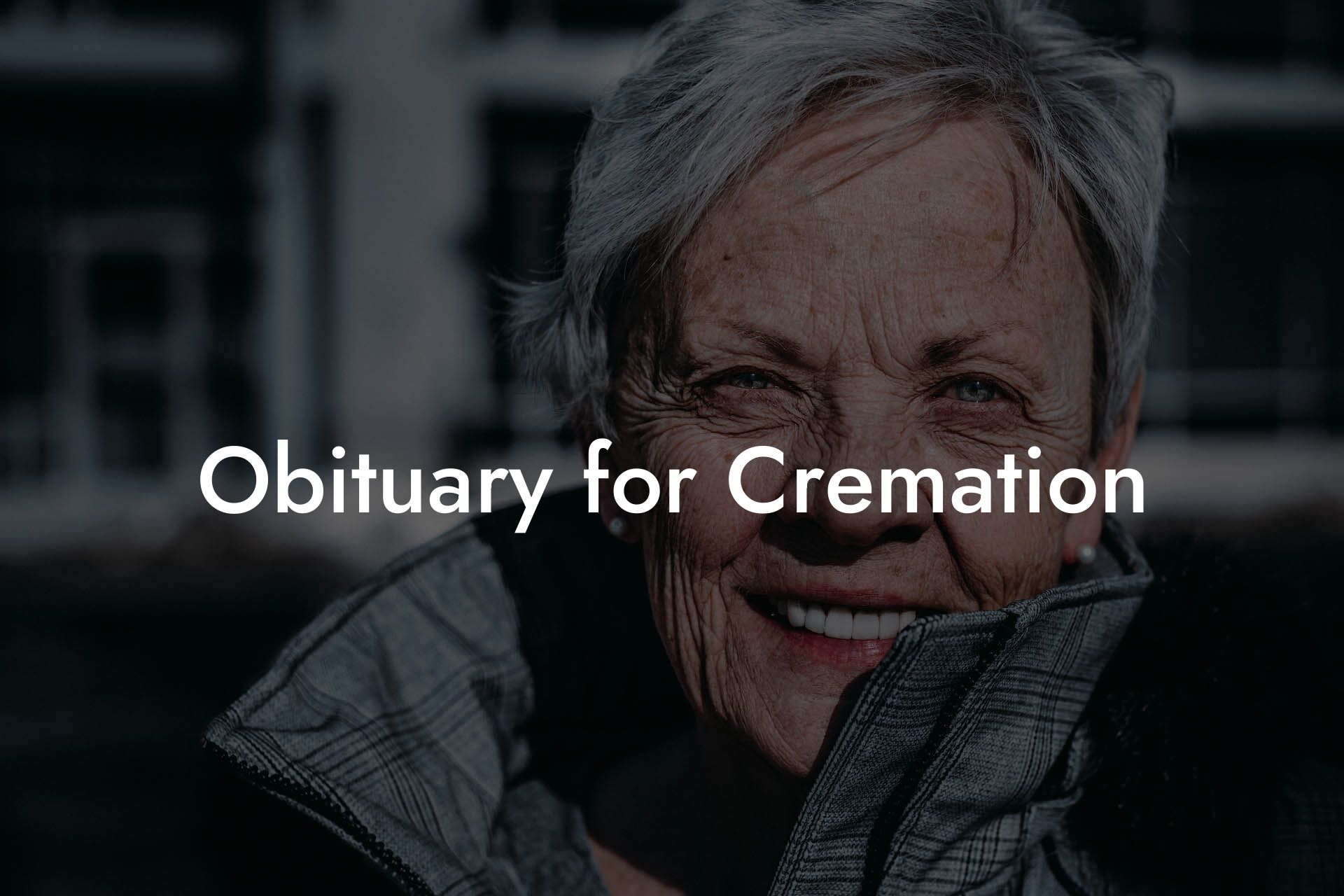 Obituary for Cremation