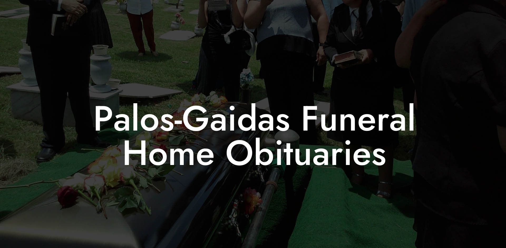 Palos-Gaidas Funeral Home Obituaries