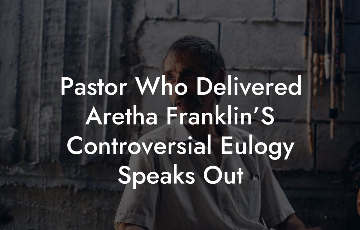 Pastor Who Delivered Aretha Franklin’S Controversial Eulogy Speaks Out