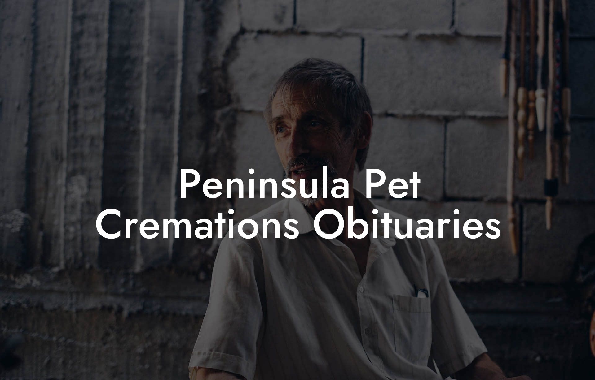 Peninsula Pet Cremations Obituaries