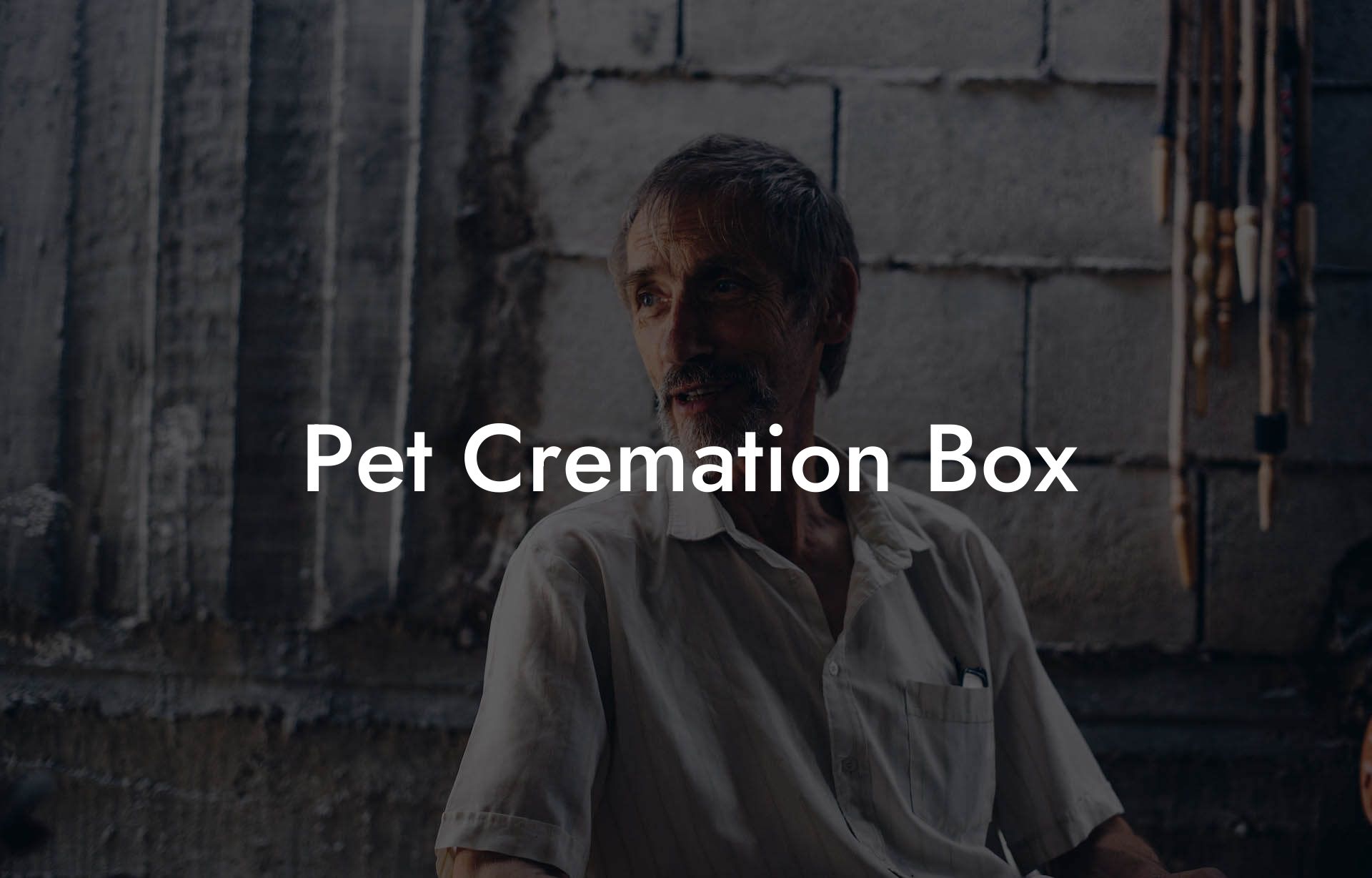 Pet Cremation Box