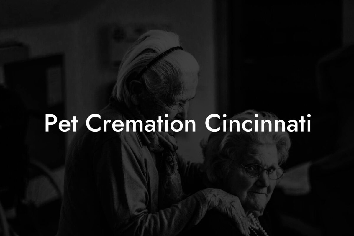 Pet Cremation Cincinnati