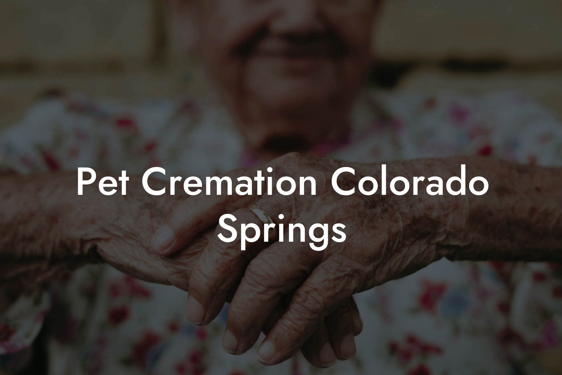 Pet Cremation Colorado Springs