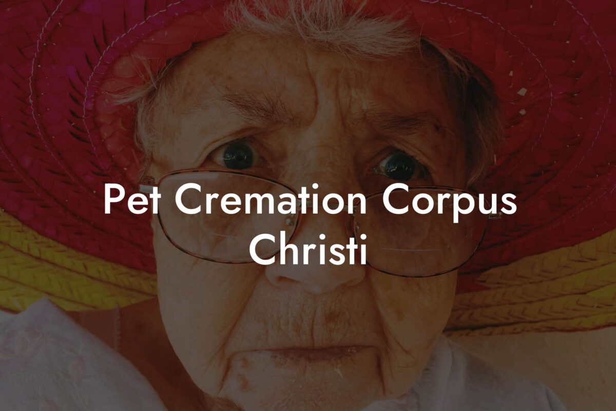 Pet Cremation Corpus Christi