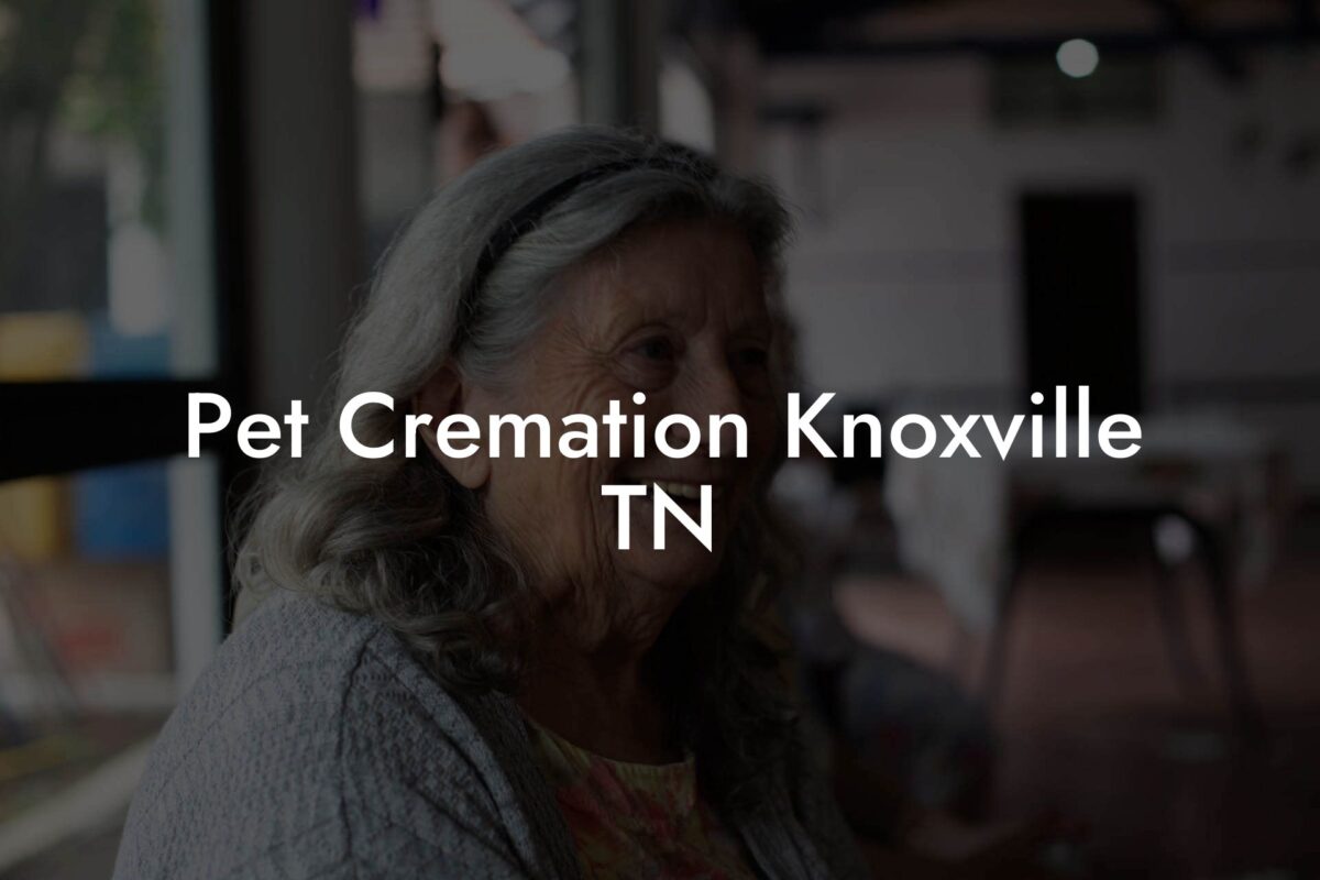 Pet Cremation Knoxville TN