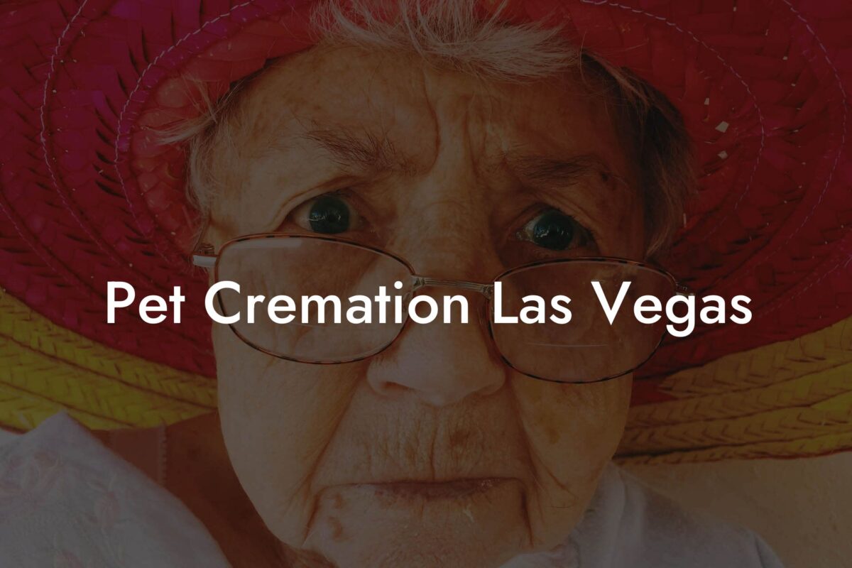 Pet Cremation Las Vegas