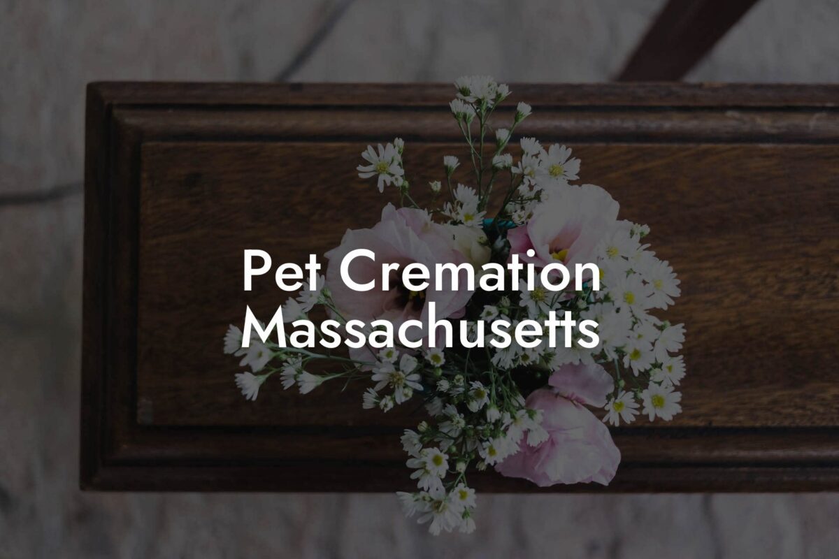 Pet Cremation Massachusetts