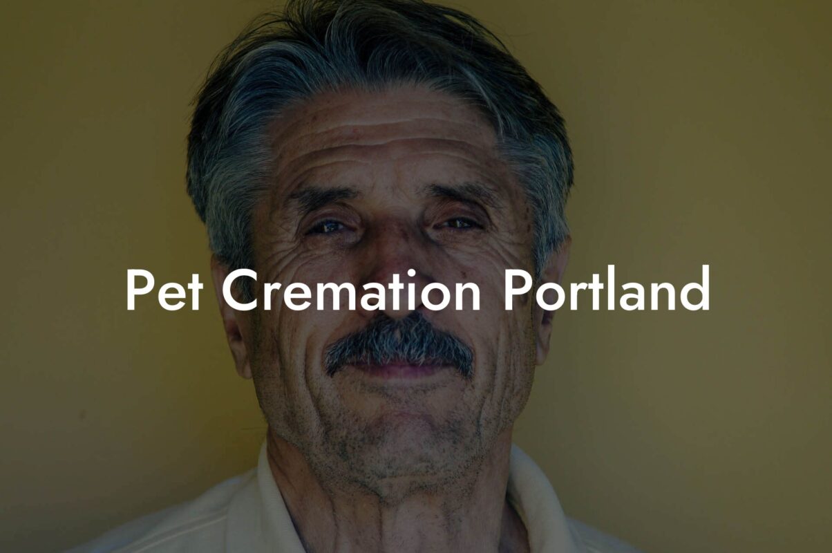 Pet Cremation Portland