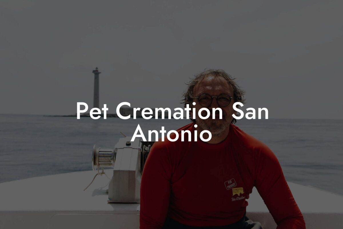 Pet Cremation San Antonio