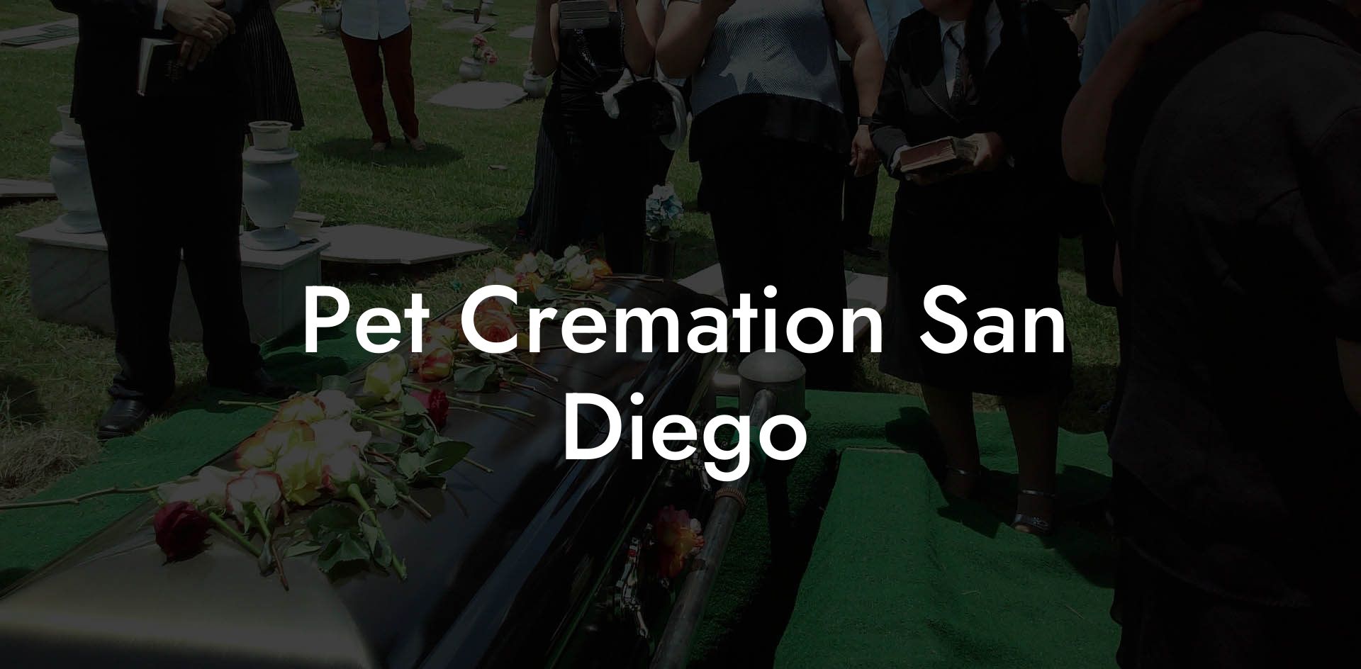 Pet Cremation San Diego