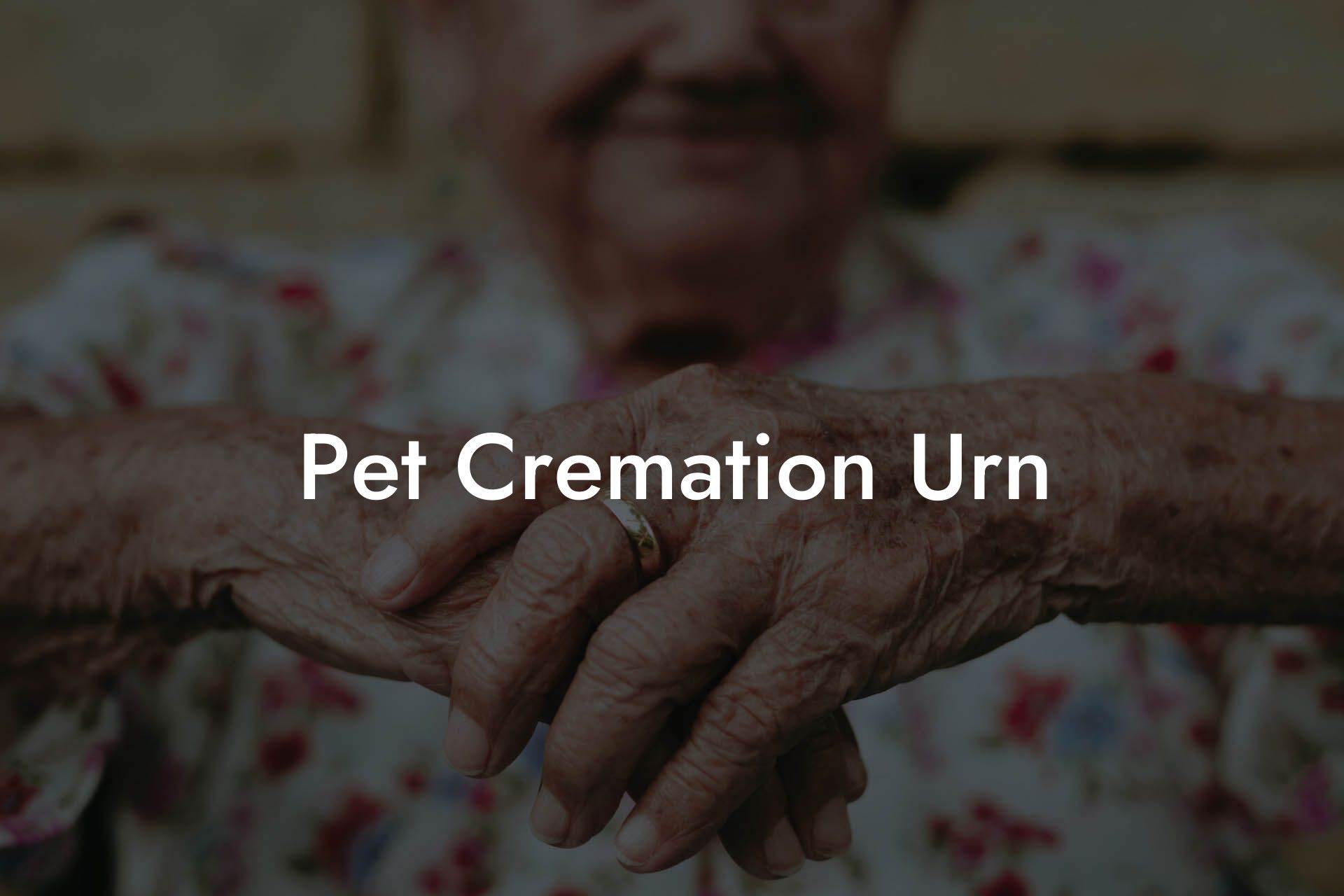 Pet Cremation Urn