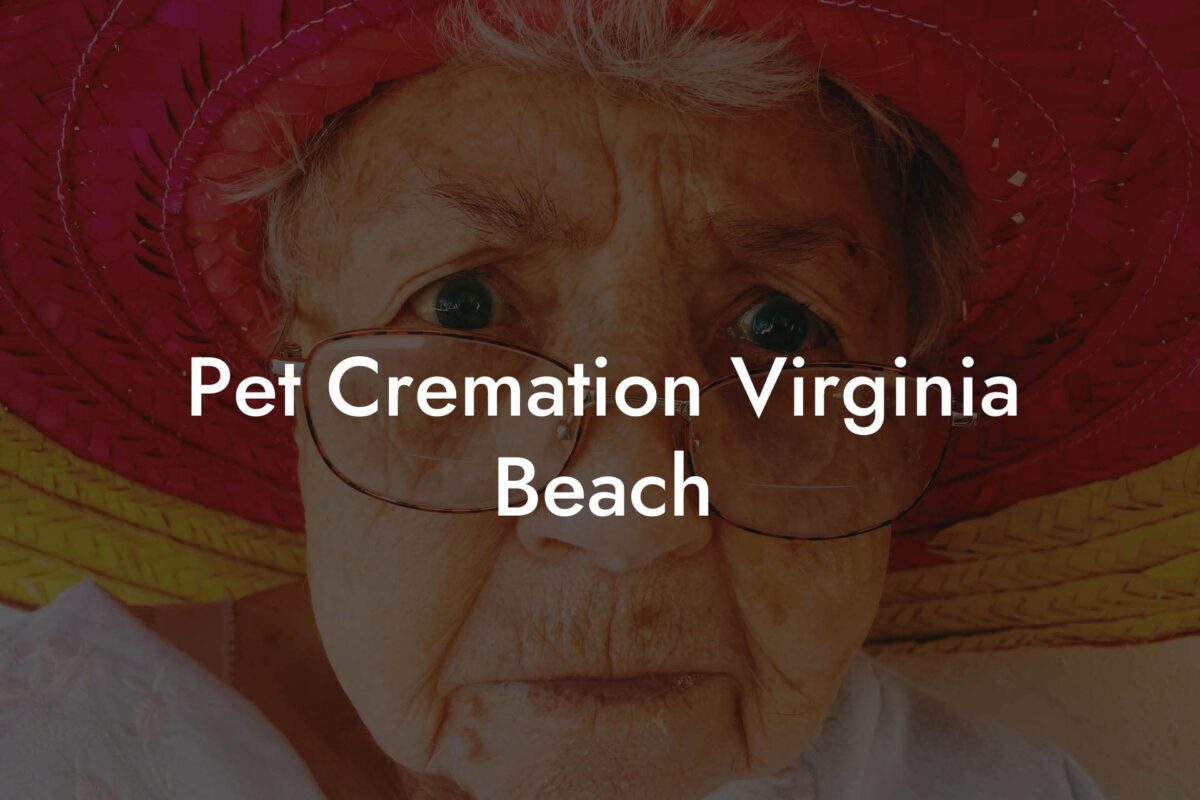 Pet Cremation Virginia Beach