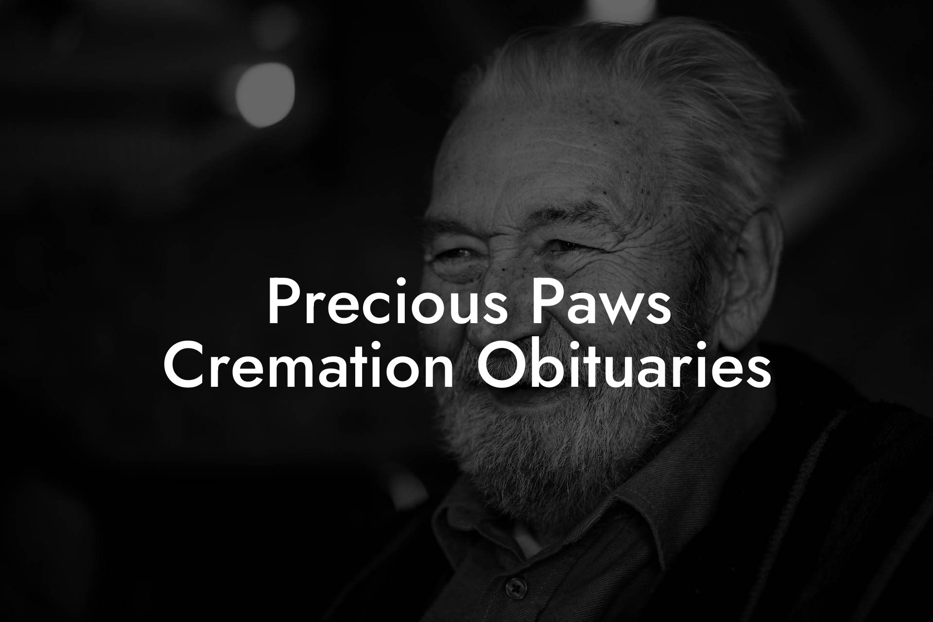 Precious Paws Cremation Obituaries