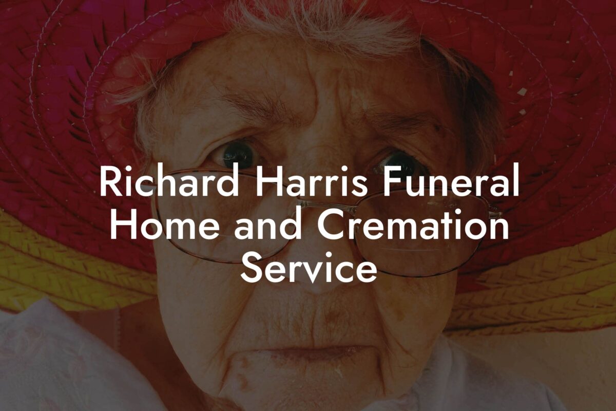 Richard Harris Funeral Home and Cremation Service
