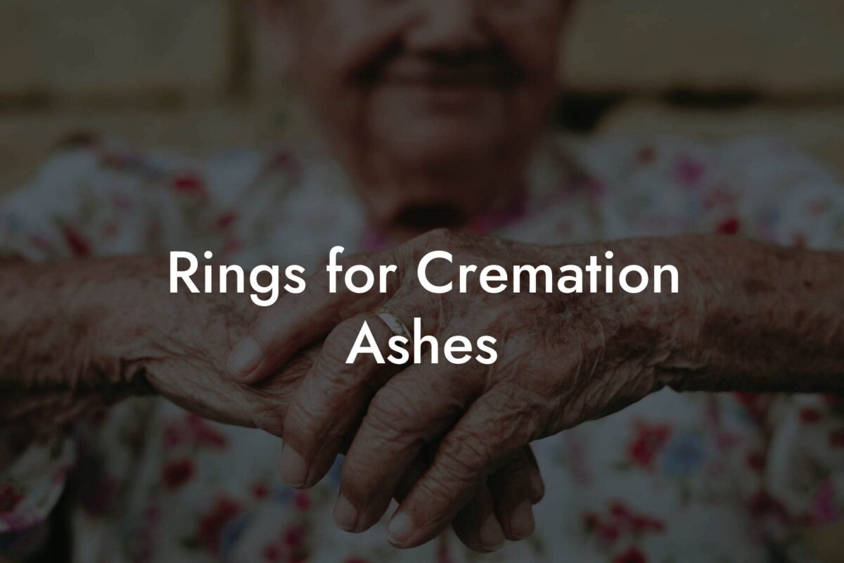 Rings for Cremation Ashes