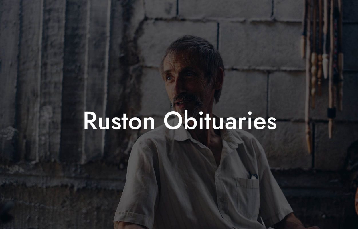 Ruston Obituaries