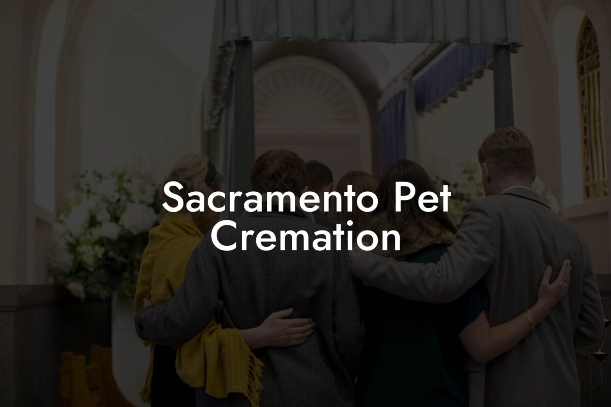 Sacramento Pet Cremation