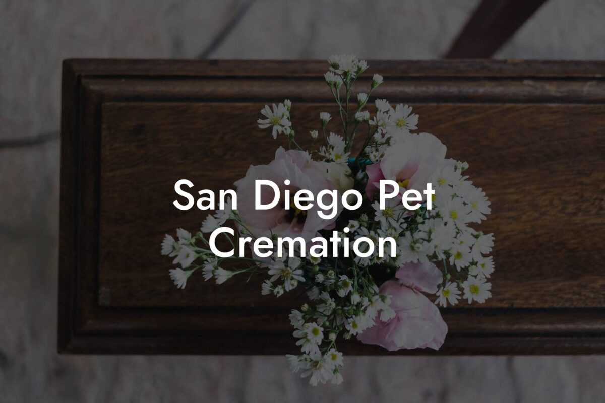 San Diego Pet Cremation