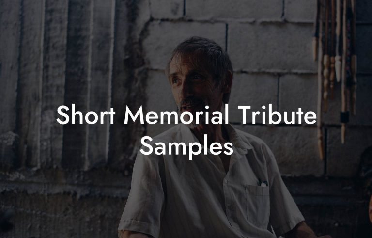 Short Memorial Tribute Samples Eulogy Assistant 768x491 