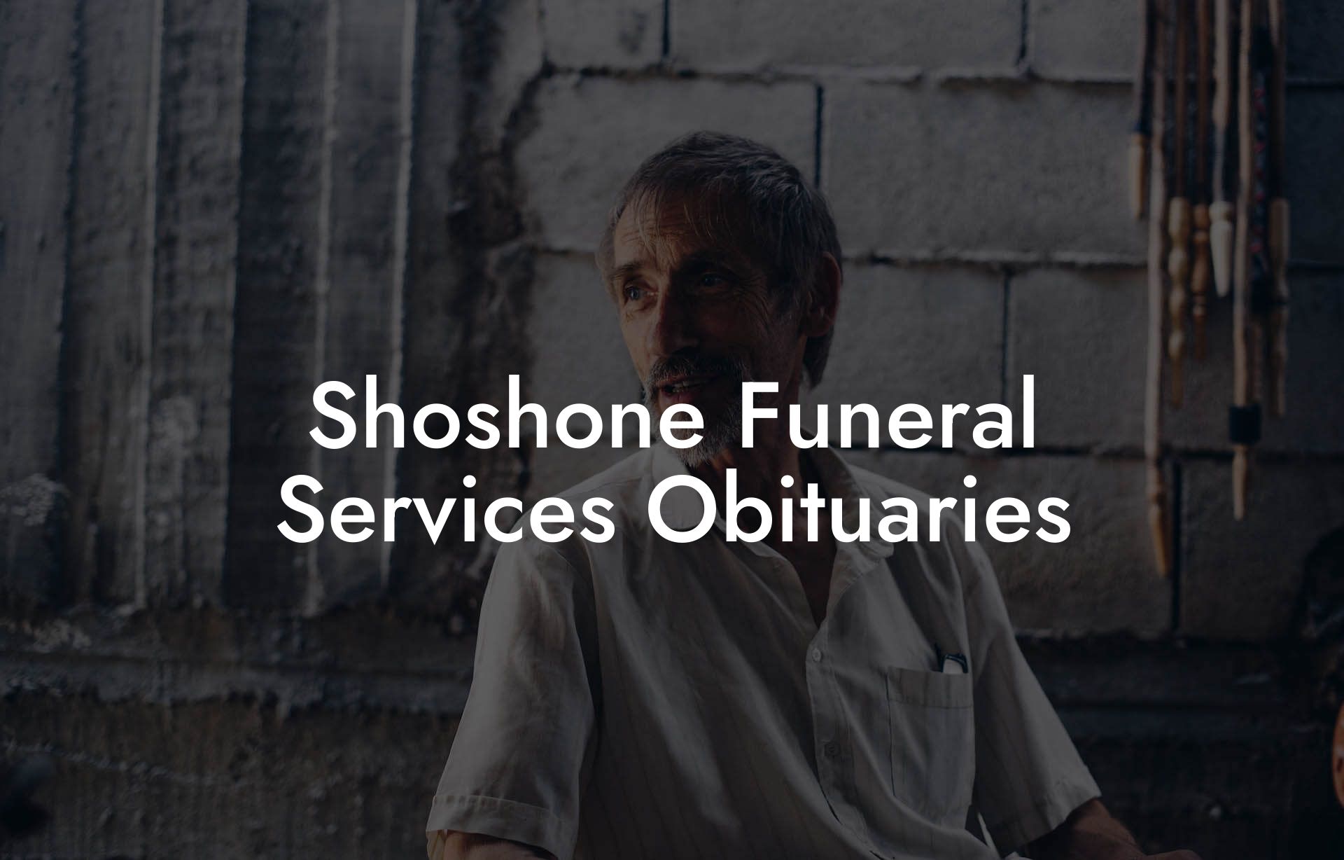 Shoshone Funeral Services Obituaries