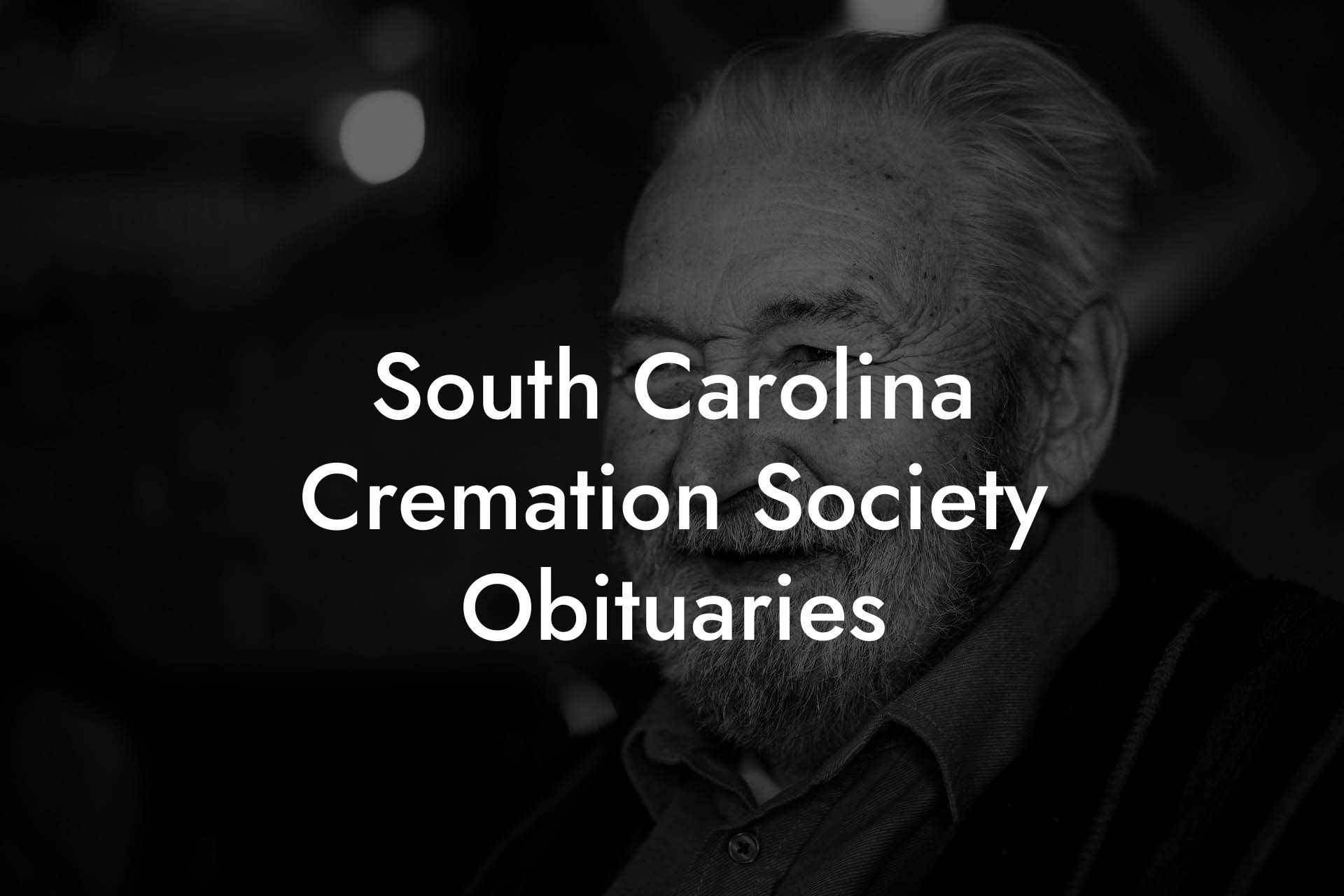 South Carolina Cremation Society Obituaries