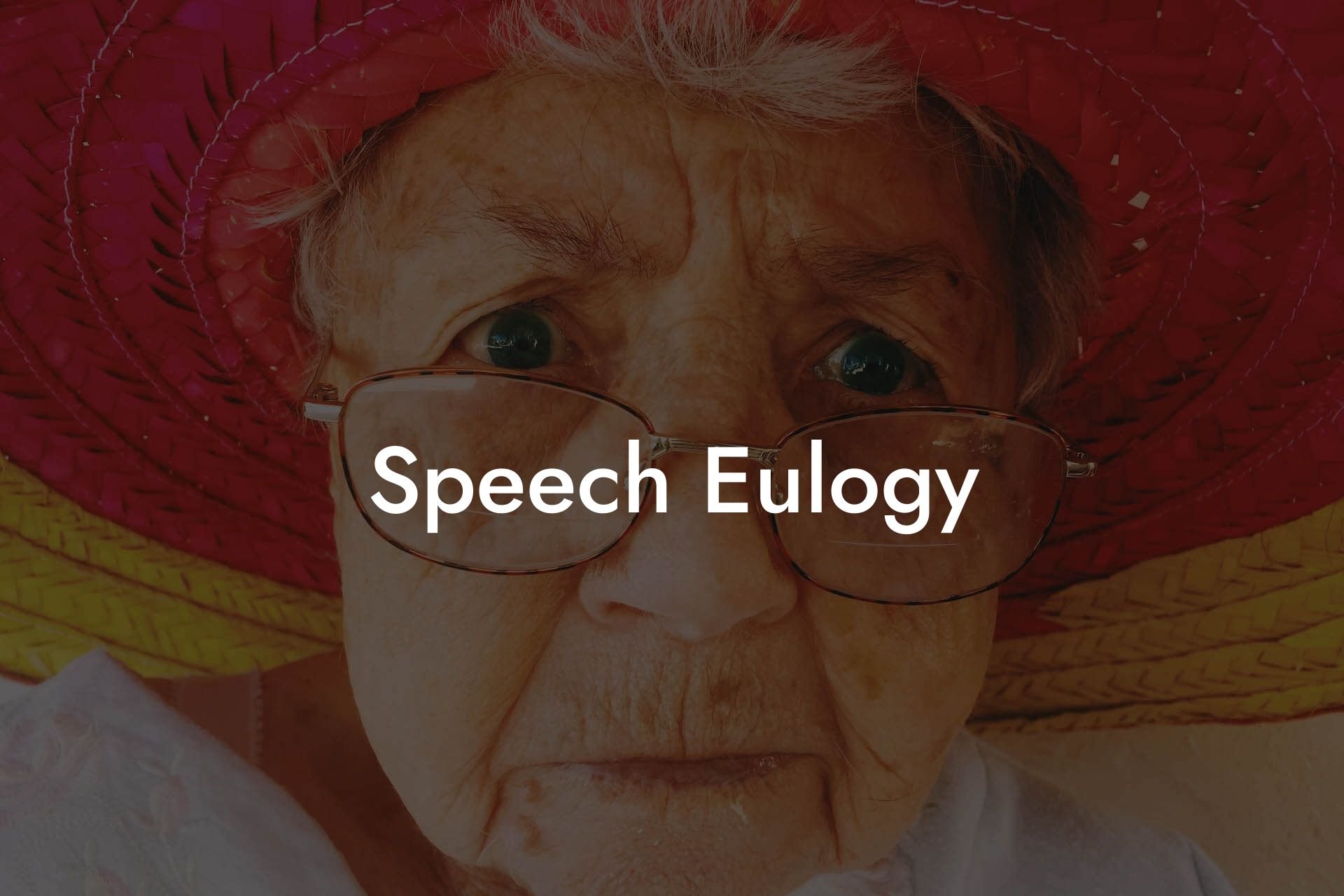 Speech Eulogy