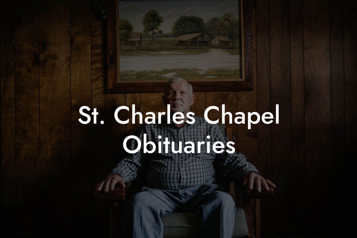 St. Charles Chapel Obituaries