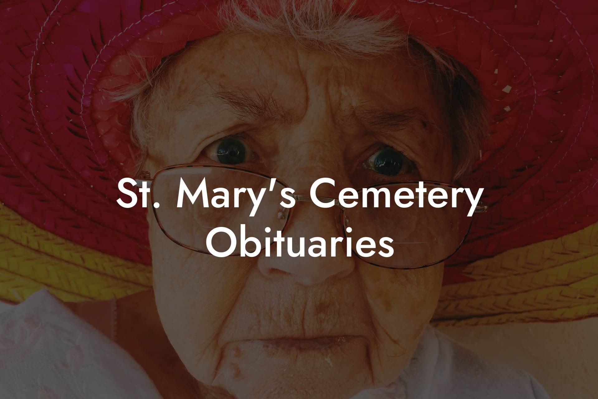 St. Mary's Cemetery Obituaries