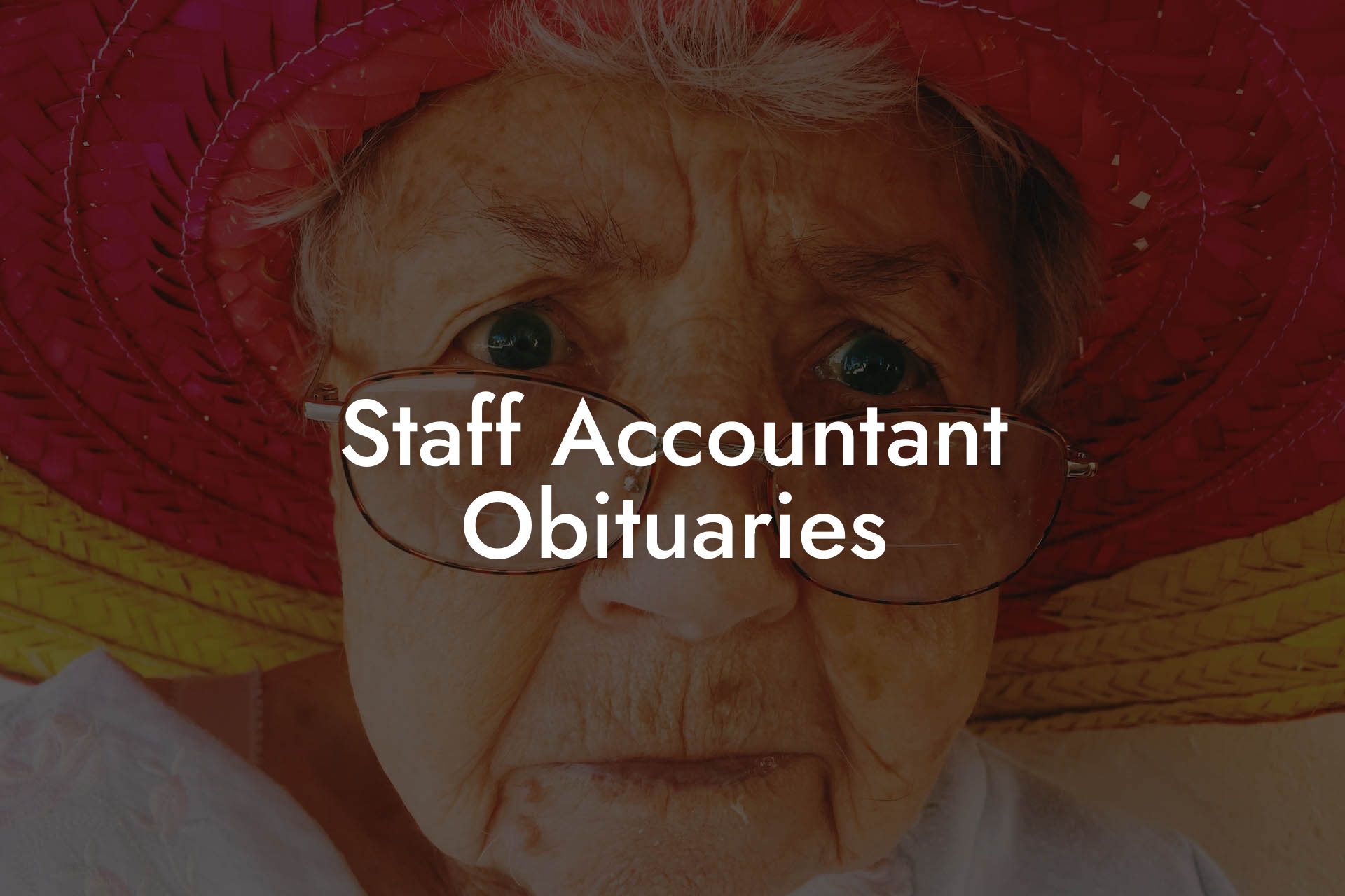 Staff Accountant Obituaries