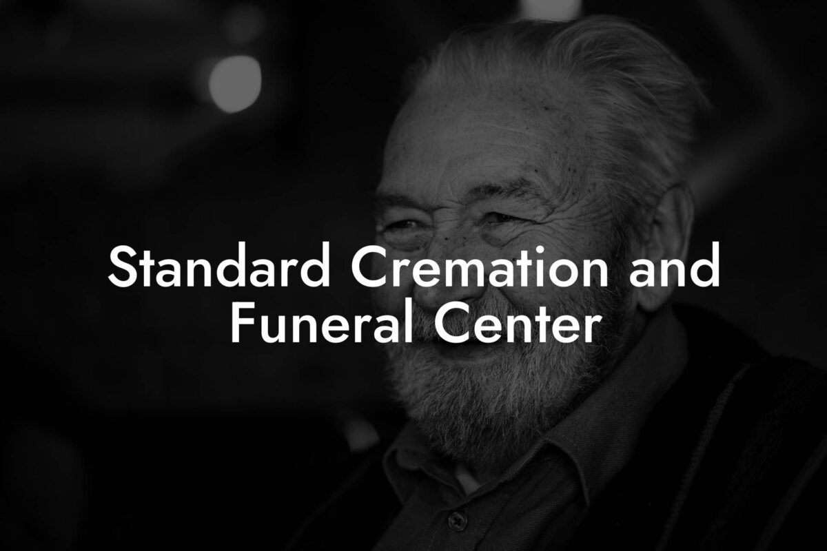 Standard Cremation and Funeral Center