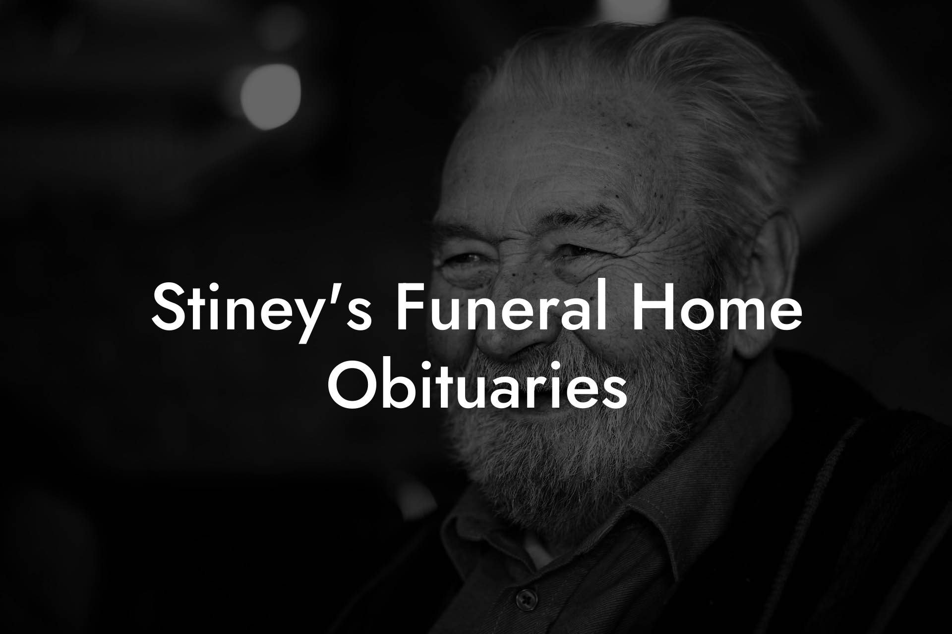 Stiney's Funeral Home Obituaries