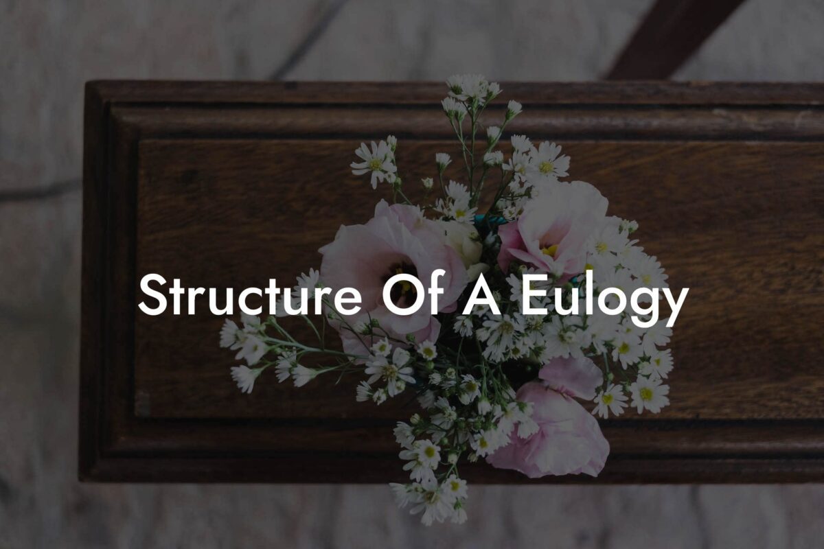 Structure Of A Eulogy