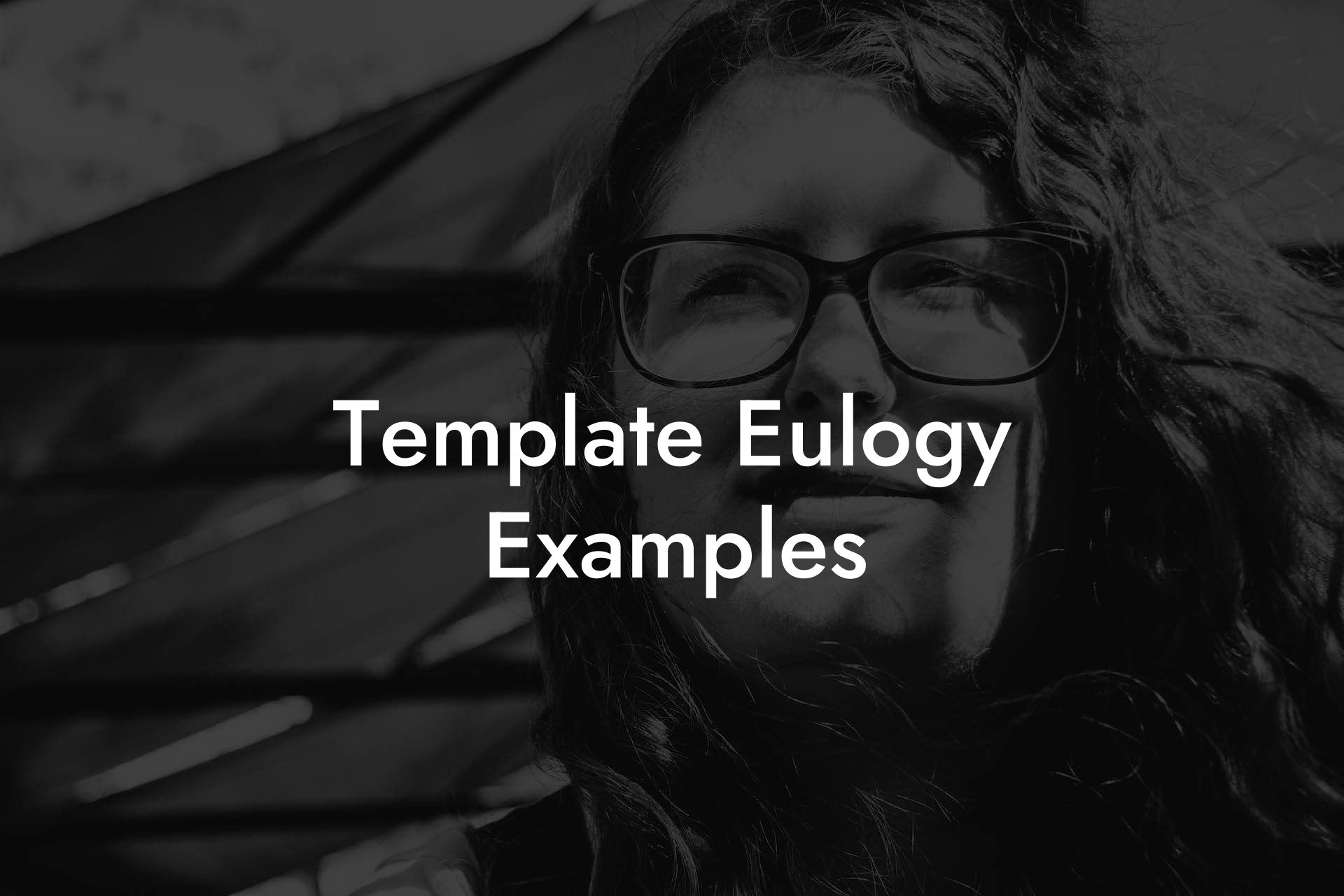 Template Eulogy Examples