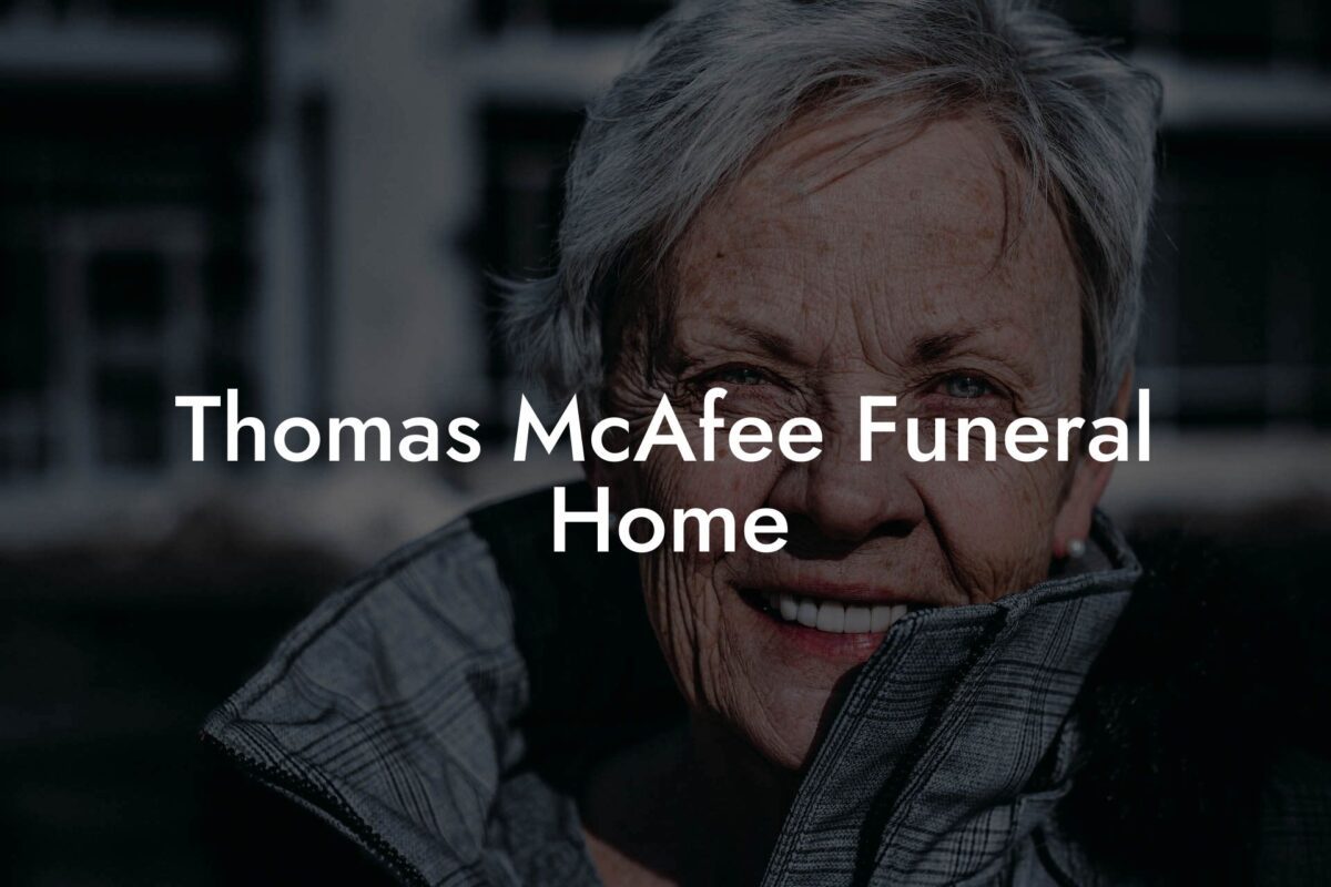 Thomas McAfee Funeral Home